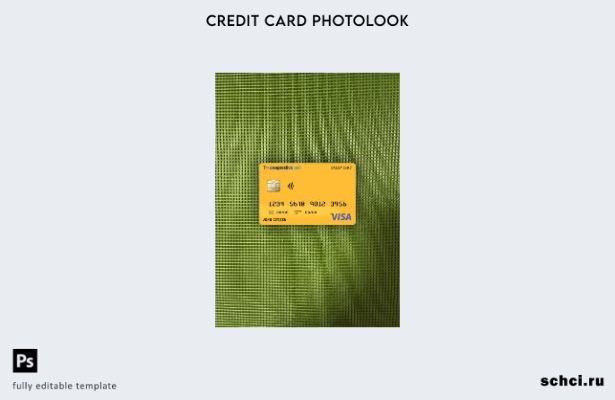цифровая загрузка Великобритания Кооперативный банк Visa Card фотообраз переднег